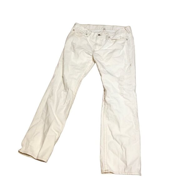 Vintage True Religion Jeans Size 38 STRAIGHT White - Picture 2 of 12